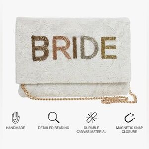 Beaded Bridal Clutch/Purse!